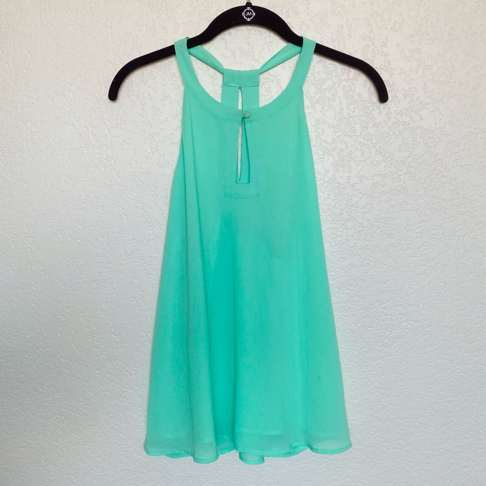 Loop Hole Sleeveless Blouse